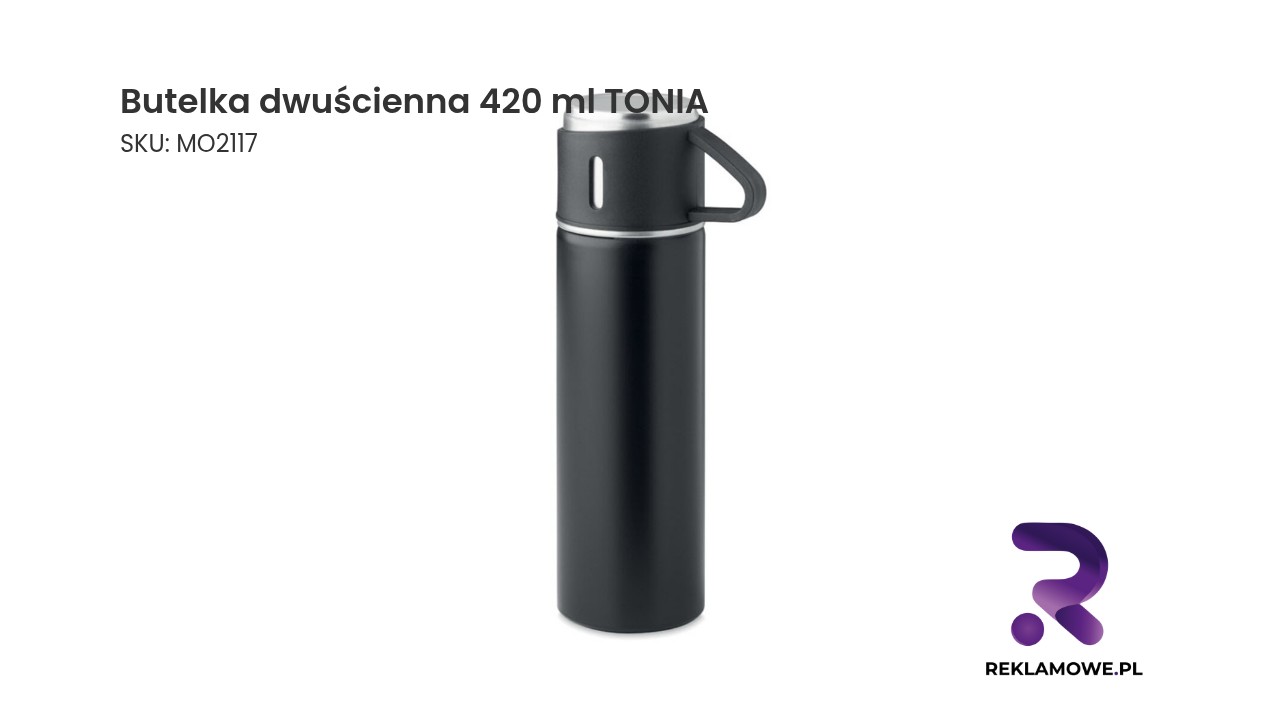 Butelka dwuścienna 420 ml TONIA izolacyjna