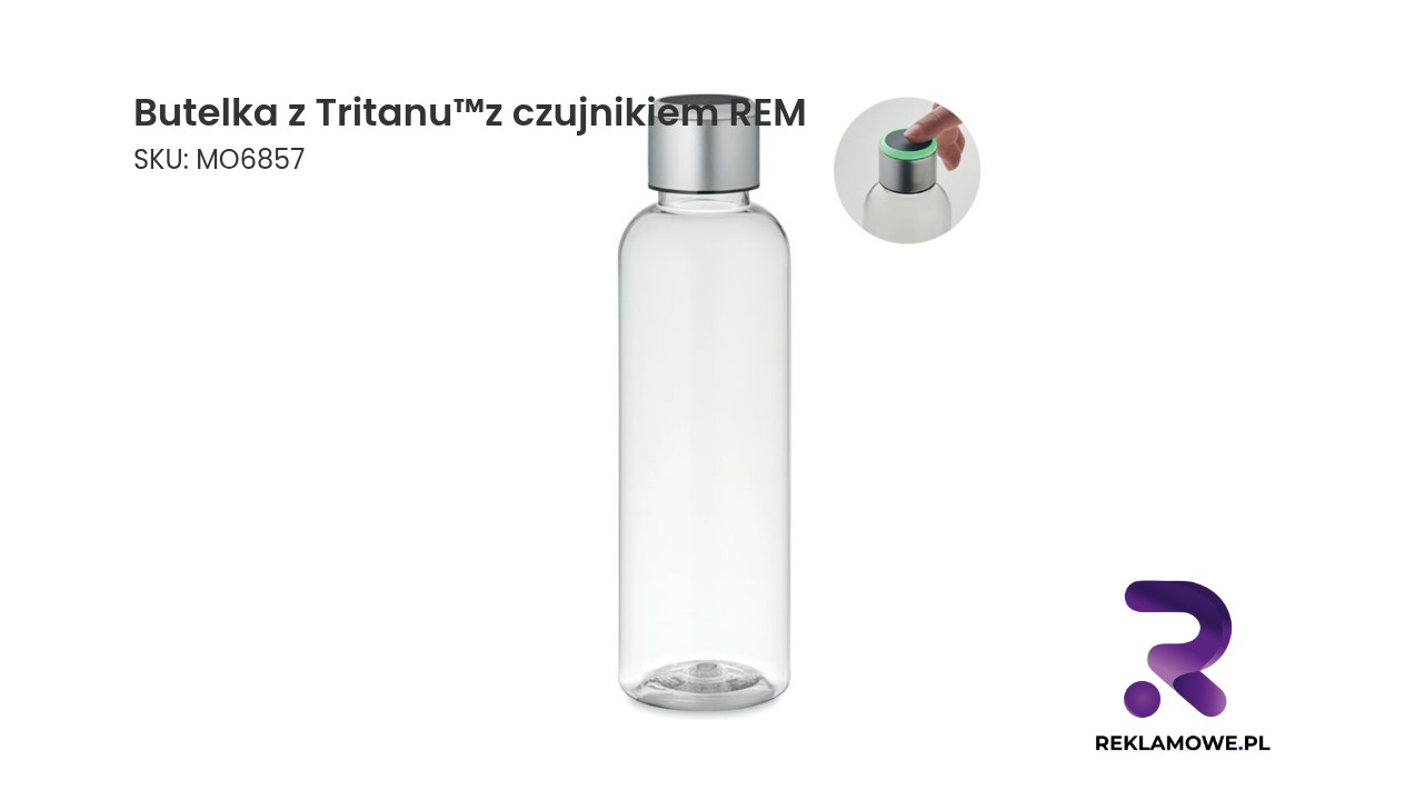 Butelka z Tritanu z czujnikiem REM do monitorowania nawodnienia