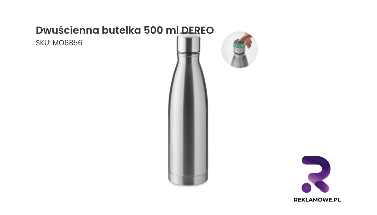 Dwuścienna butelka 500 ml marki DEREO