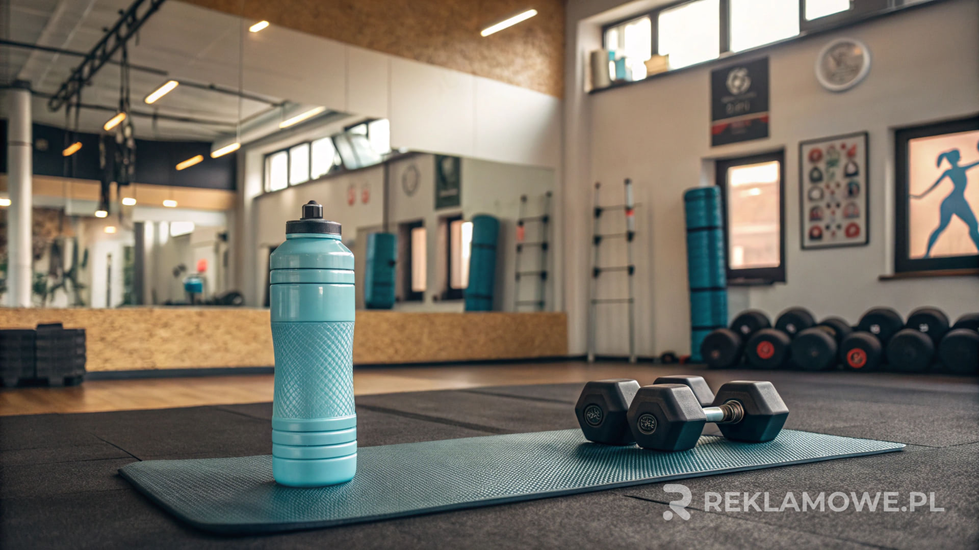 Butelka reklamowa użyta w kampanii marketingowej