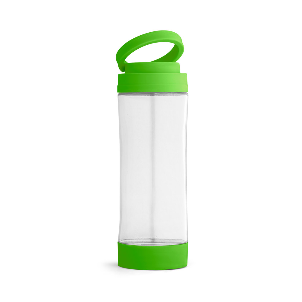 QUINTANA. Szklana butelka sportowa z zakrętką PP 390 ml 94783_set