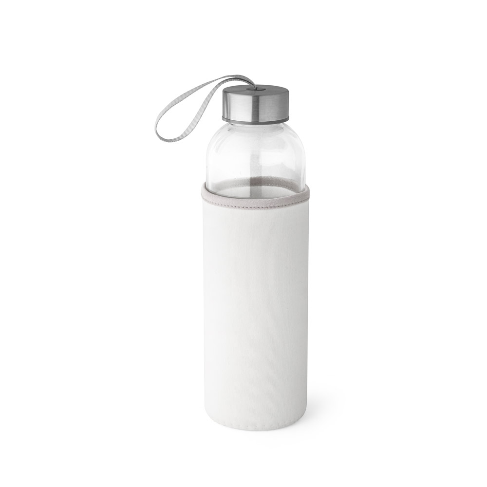 RAISE. Butelka sportowa ze szkła i stali nierdzewnej 520 ml 94646_set