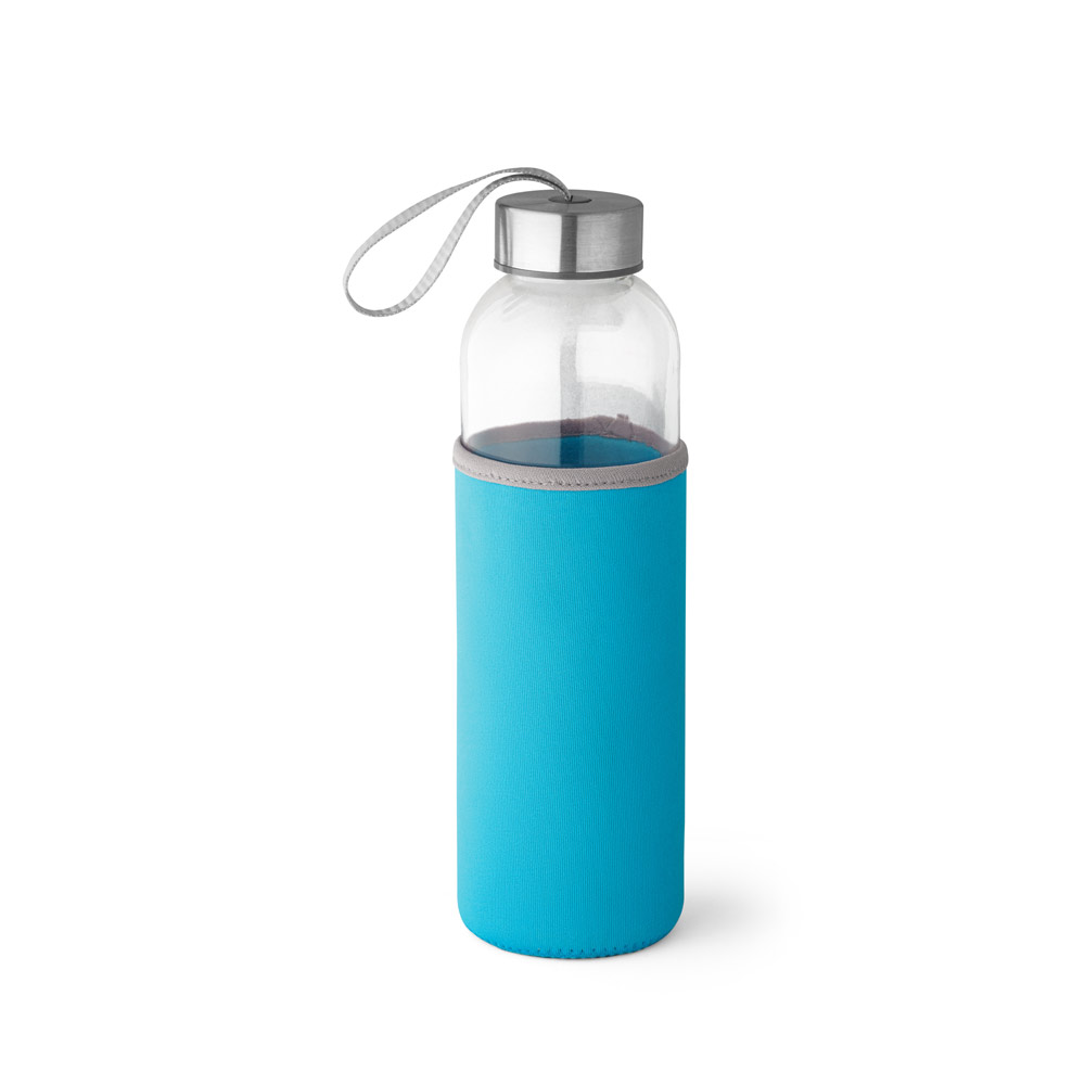 RAISE. Butelka sportowa ze szkła i stali nierdzewnej 520 ml 94646_set