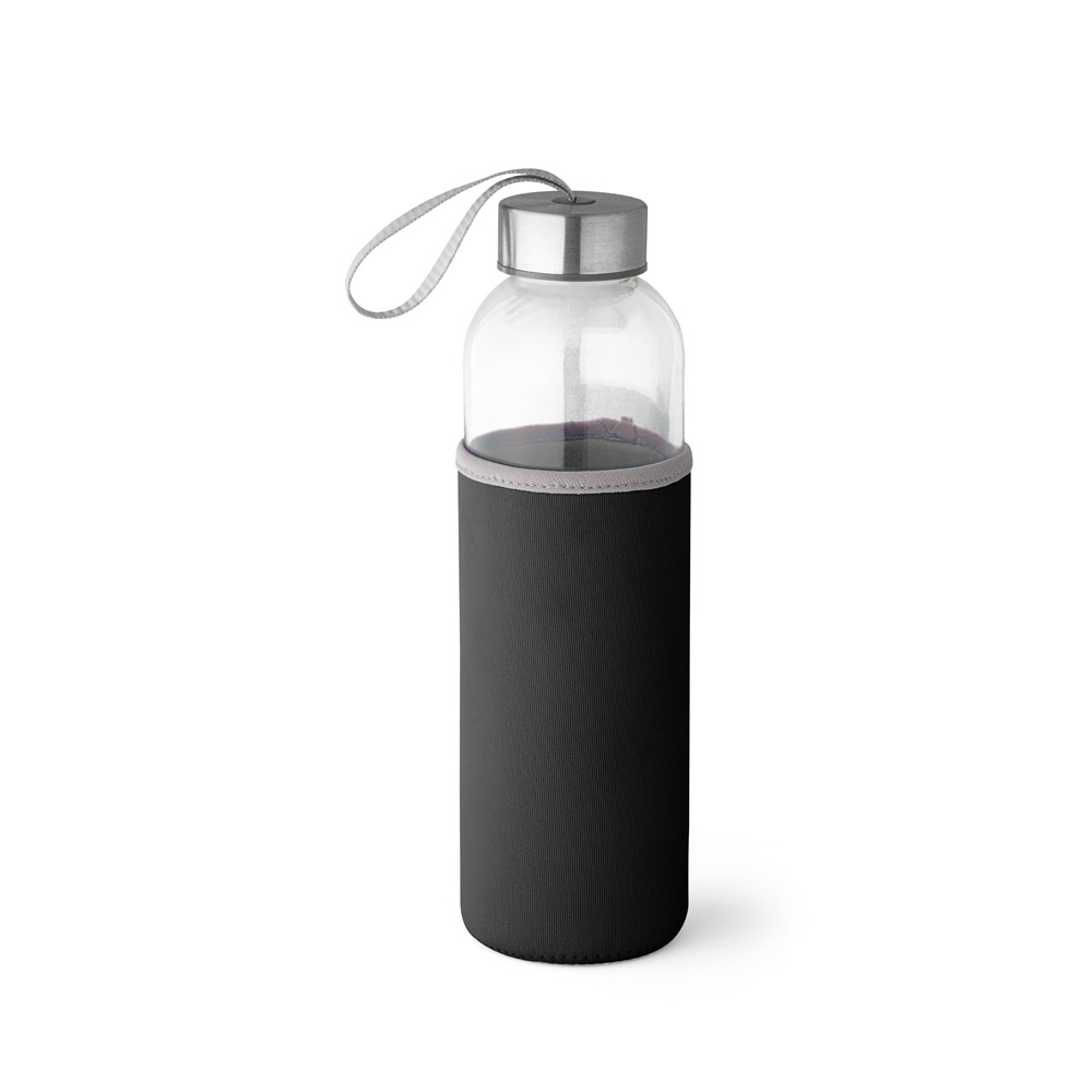 RAISE. Butelka sportowa ze szkła i stali nierdzewnej 520 ml 94646_set