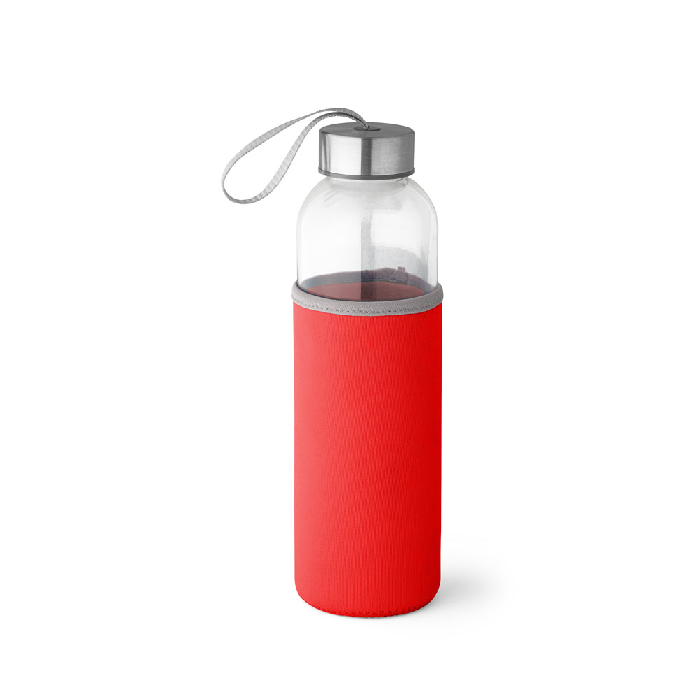 RAISE. Butelka sportowa ze szkła i stali nierdzewnej 520 ml 94646_set