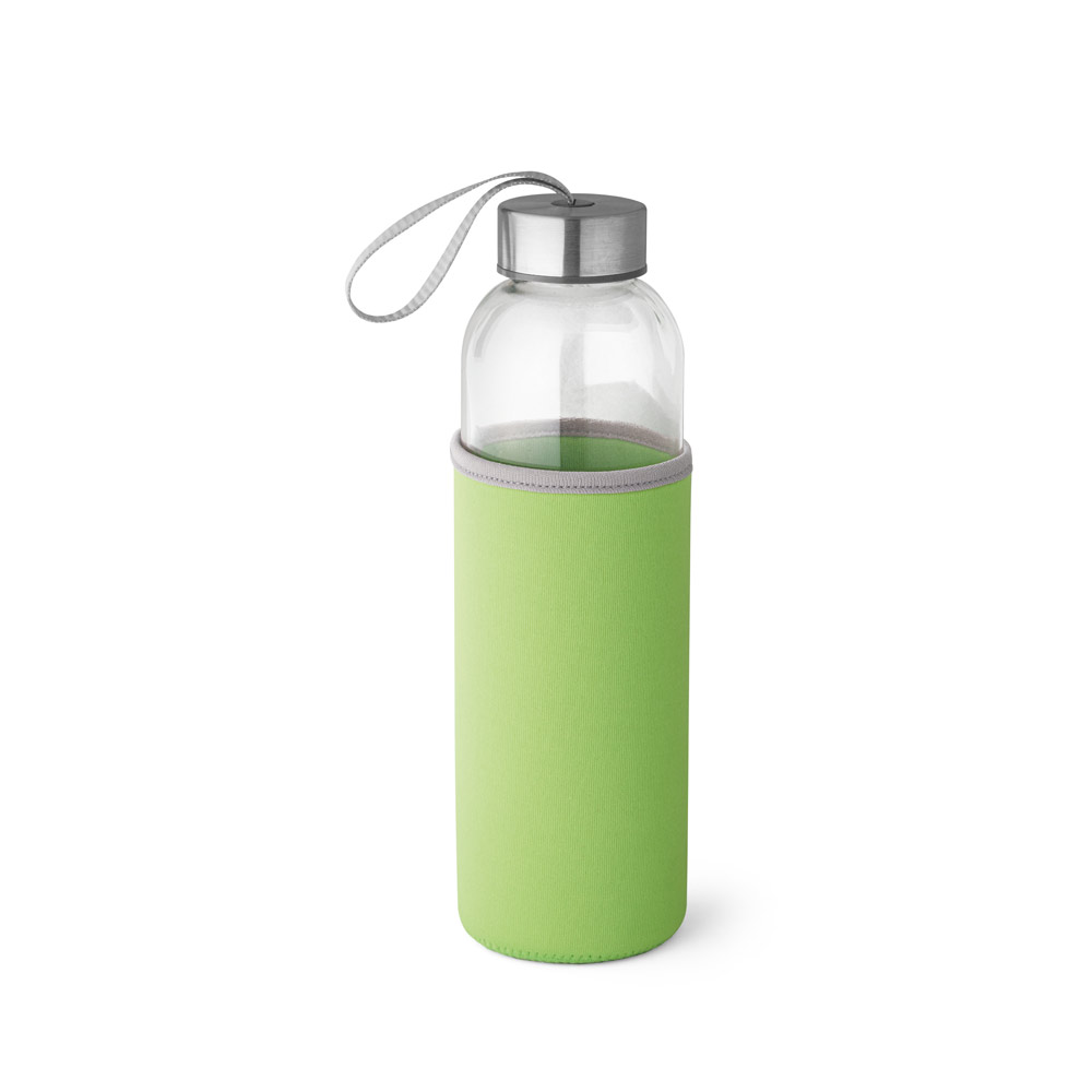 RAISE. Butelka sportowa ze szkła i stali nierdzewnej 520 ml 94646_set