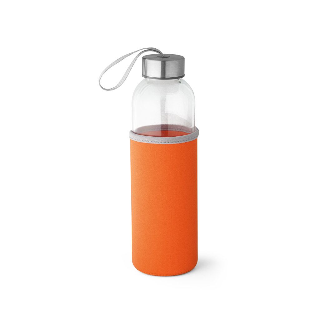 RAISE. Butelka sportowa ze szkła i stali nierdzewnej 520 ml 94646_set
