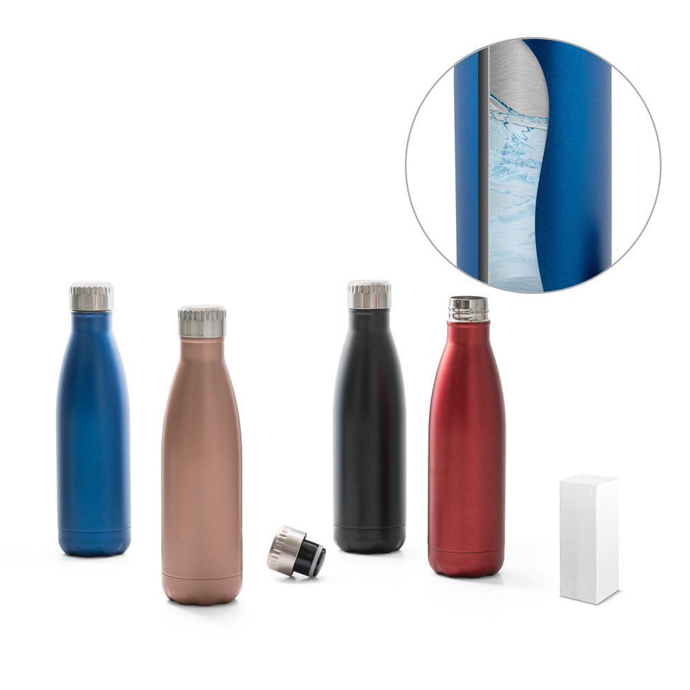 SHOW SATIN. Butelka ze stali nierdzewnej 500 mL 94771_set