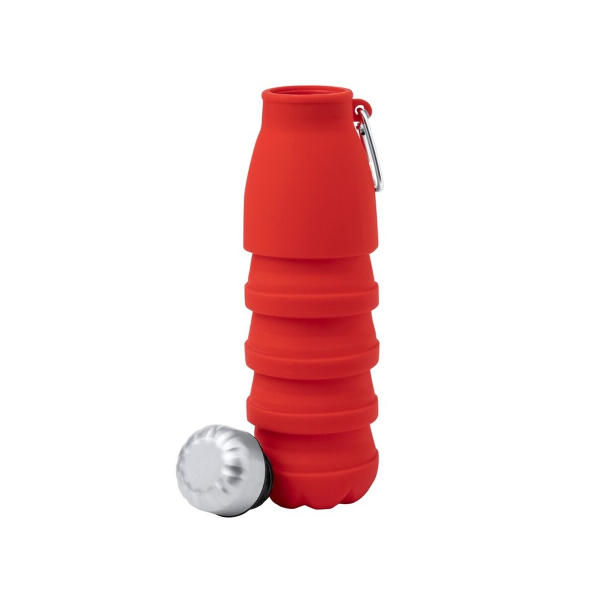 Składana butelka sportowa 550 ml z karabińczykiem V1311-02_AAA01