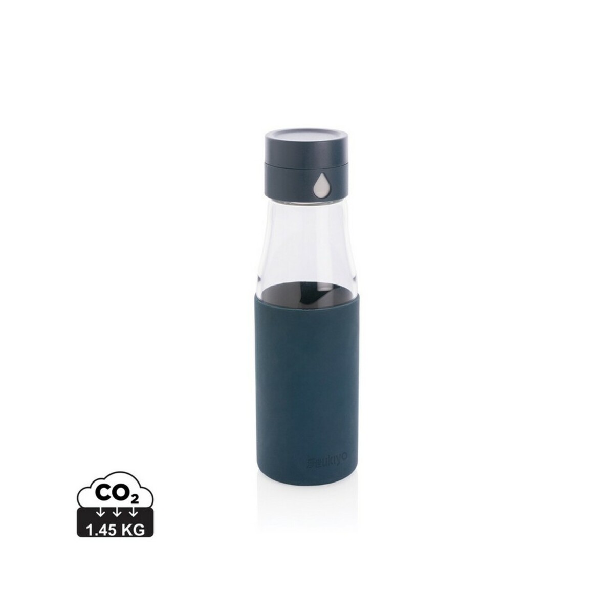 Szklana butelka 650 ml Ukiyo, monitorująca ilość wypitej wody P436.721_S_0