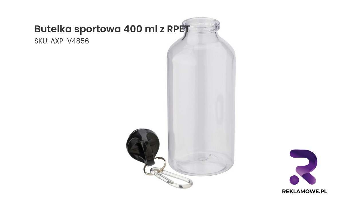 Butelka sportowa 400 ml z RPET – lekka i ekologiczna butelka na wodę
