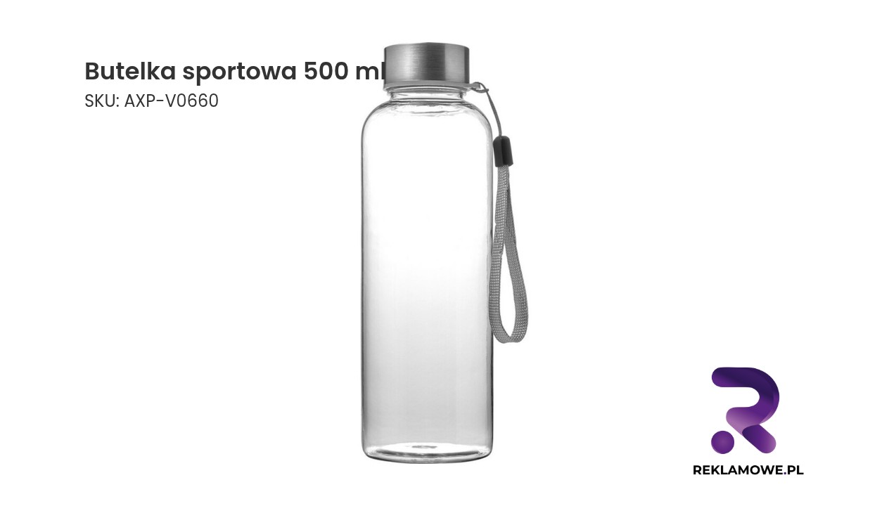 Butelka sportowa 500 ml – lekka butelka na wodę do treningu i na co dzień