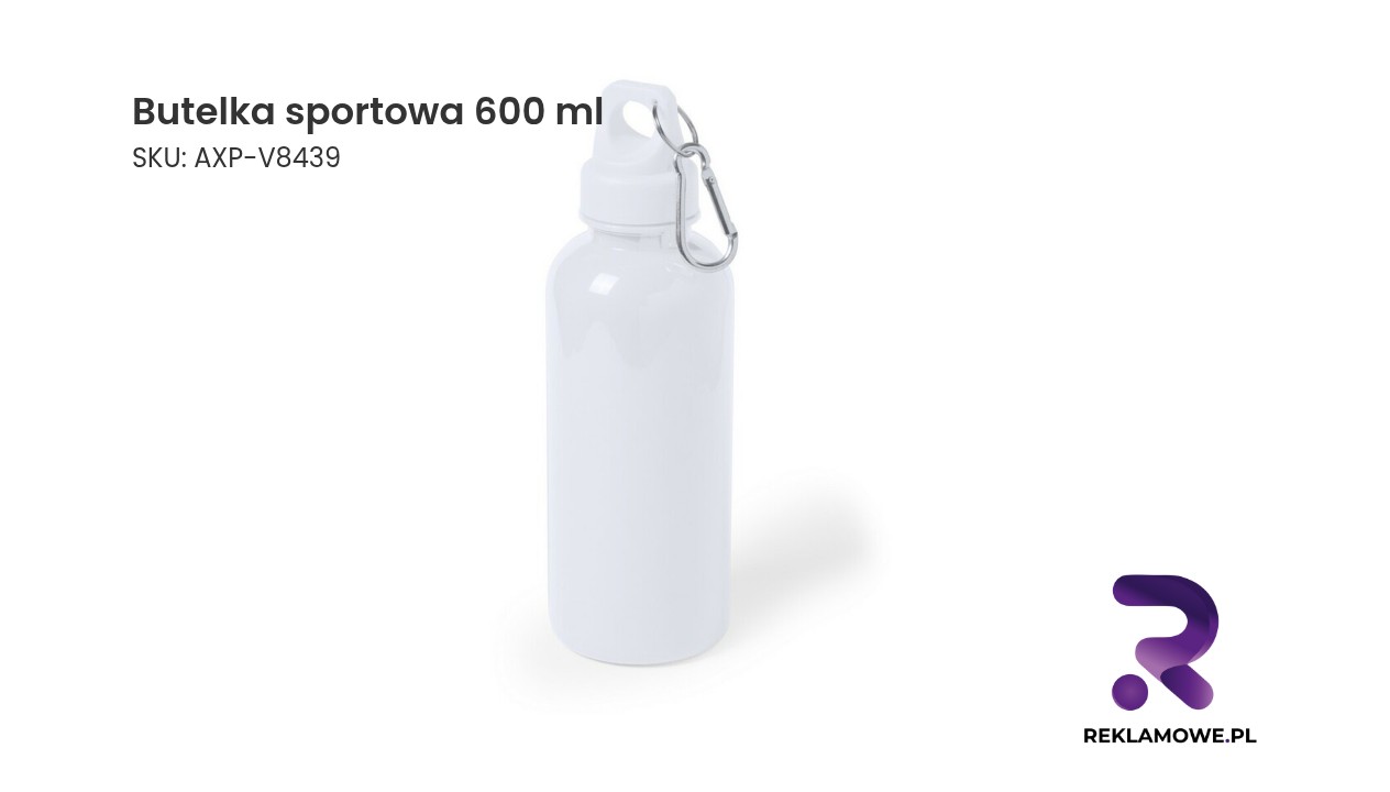 Butelka sportowa na 600 ml do aktywności fizycznej