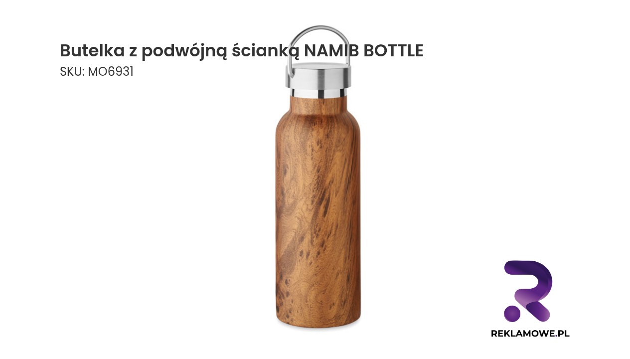 Butelka z podwójną ścianką NAMIB BOTTLE – termos na napoje, stylowa i praktyczna