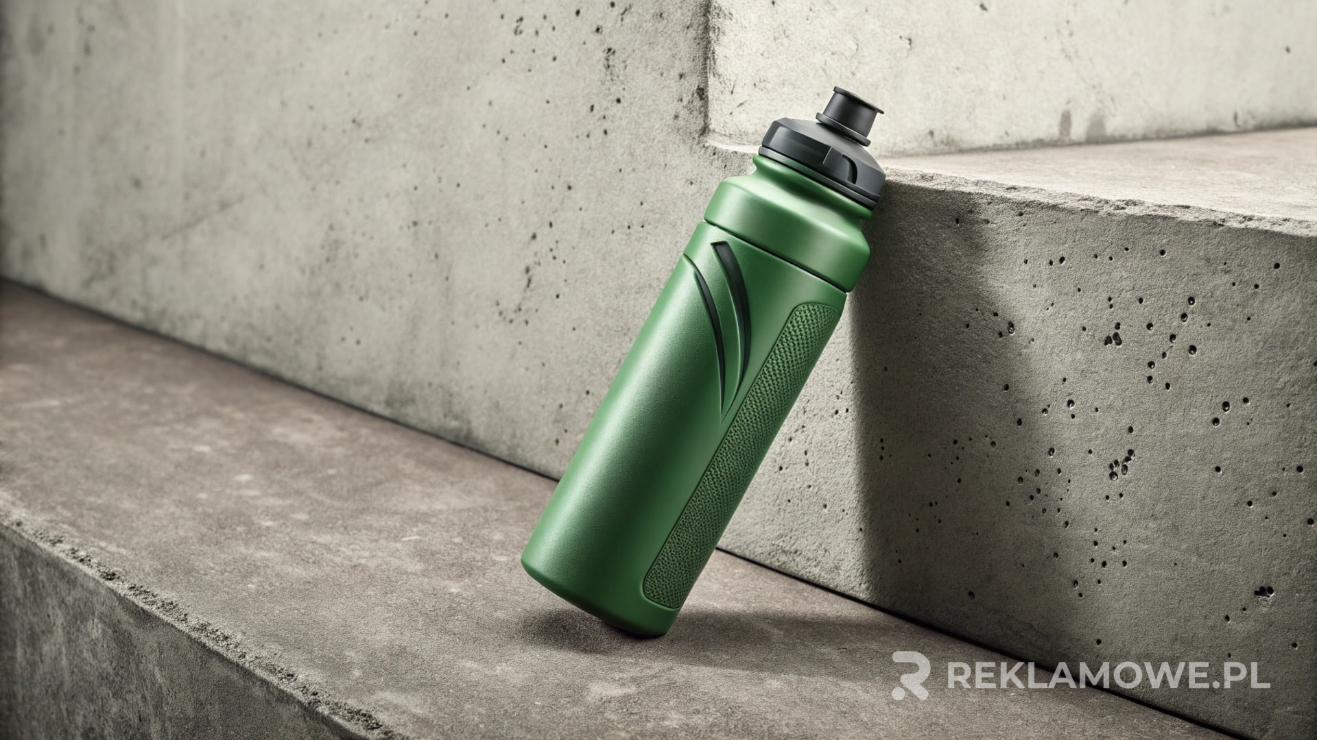 Butelka reklamowa używana w kampanii społecznościowej