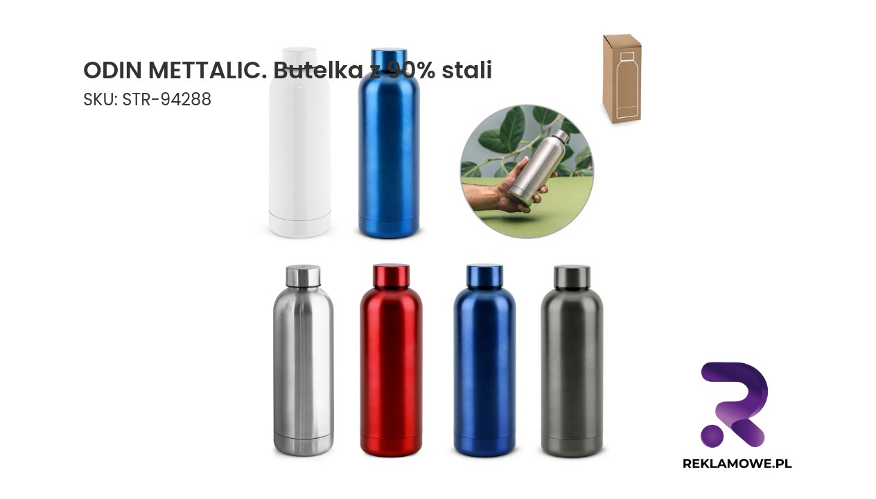 ODIN METALLIC – butelka z 90% stali