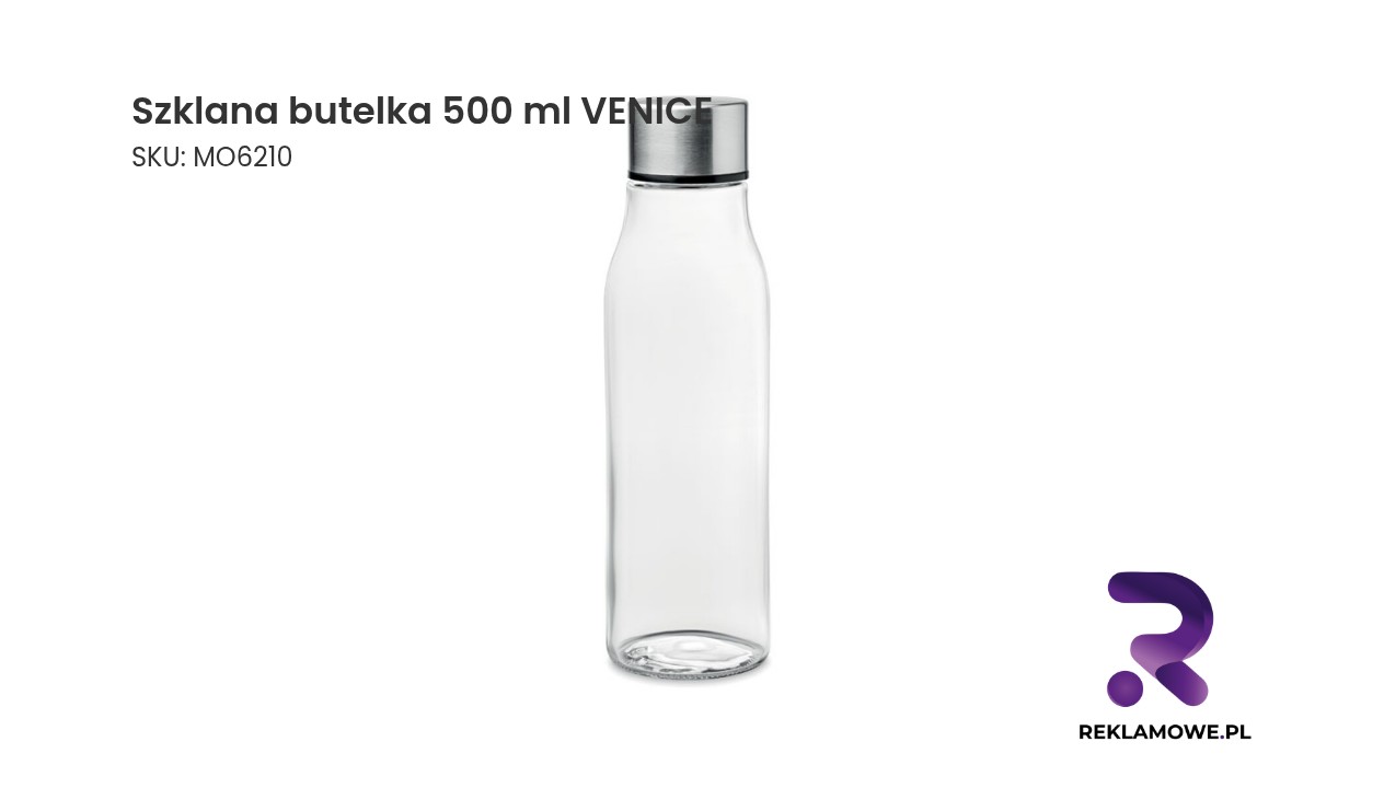 Szklana butelka 500 ml model VENICE