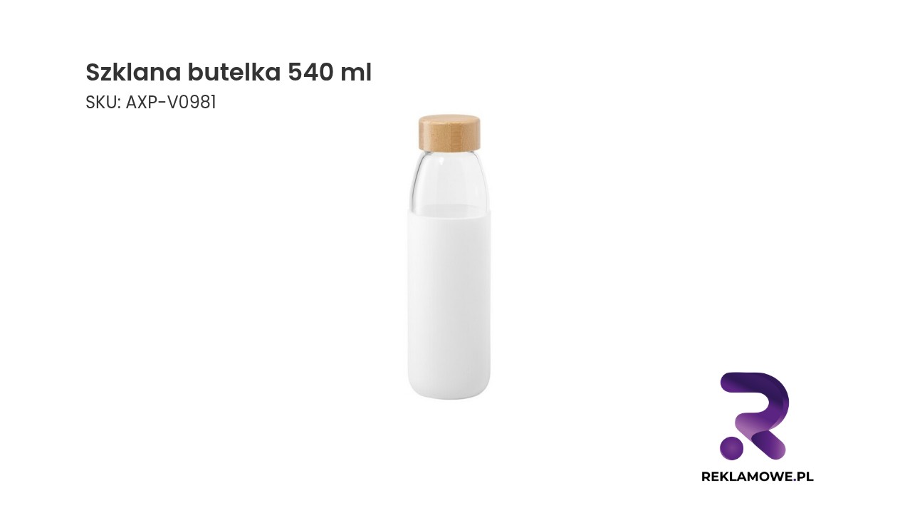 Szklana butelka o pojemności 540 ml