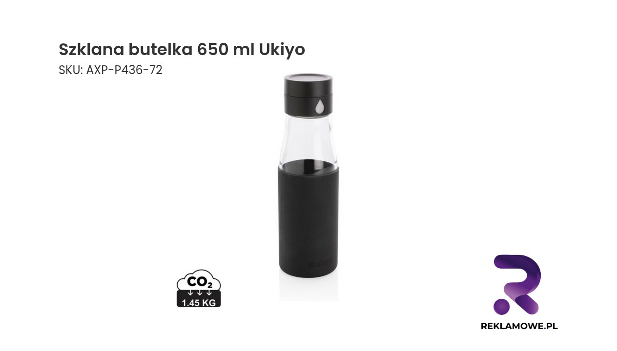 Szklana butelka Ukiyo o pojemności 650 ml